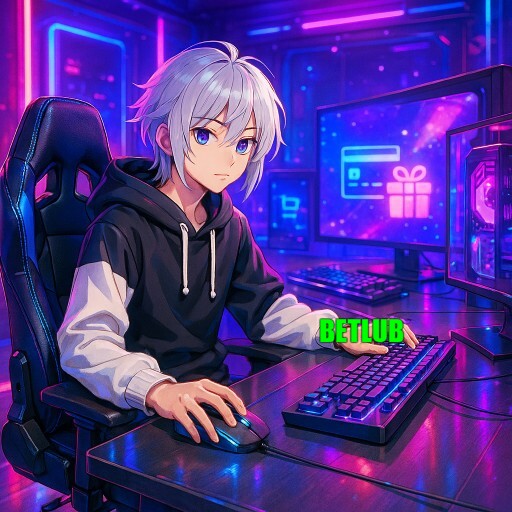 Imagem promocional da BETLUB mostrando a plataforma e suas vantagens